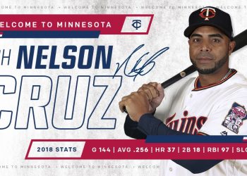 Es oficial firma de Nelson Cruz con los Minnesota Twins