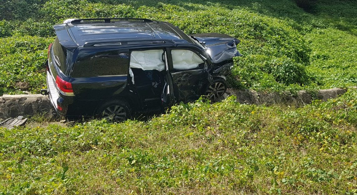 Diputada Karen Ricardo sufre accidente de tránsito y se fractura muñeca