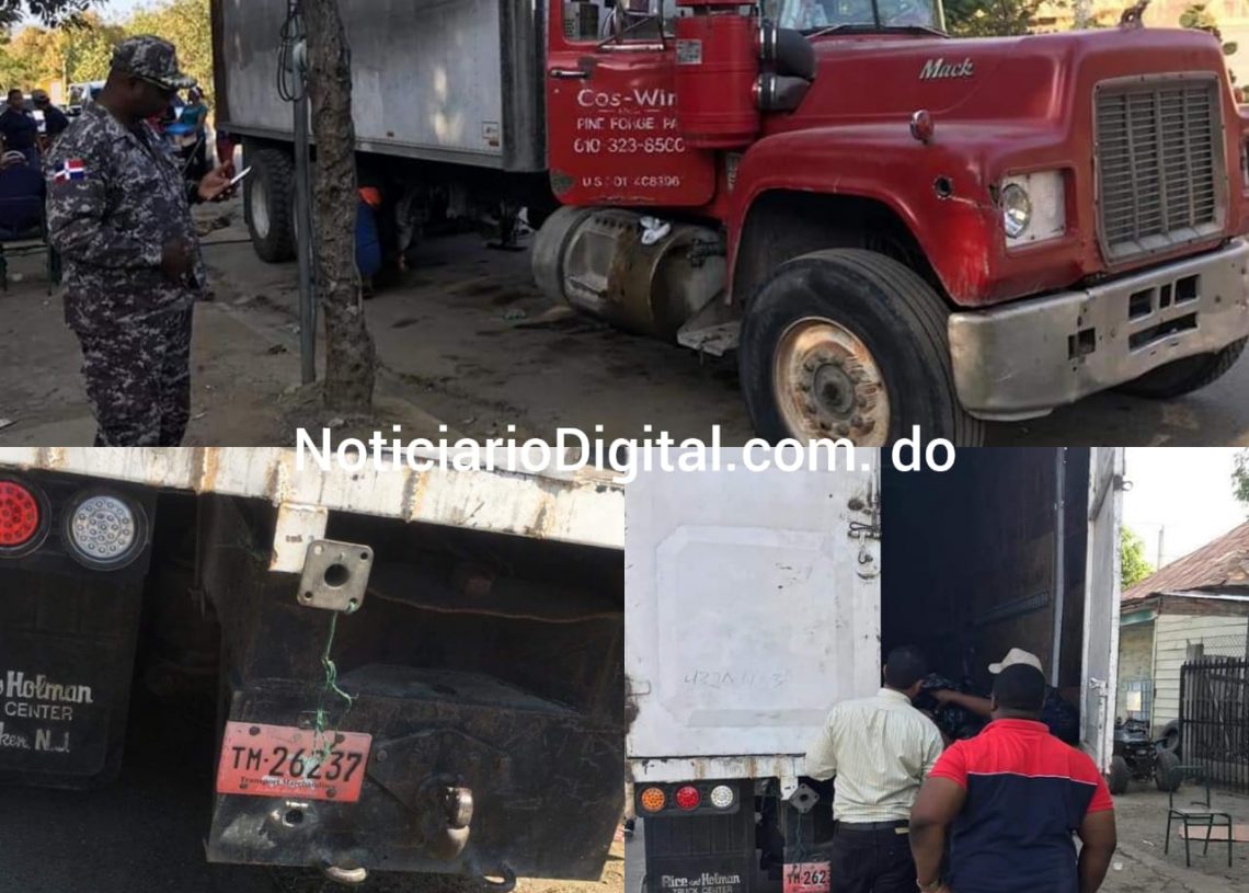 EN MONTECRISTI DICAN OCUPA DROGA Y APRESA MUJER EN CAMIÓN PROCEDENTE DE HAITÍ