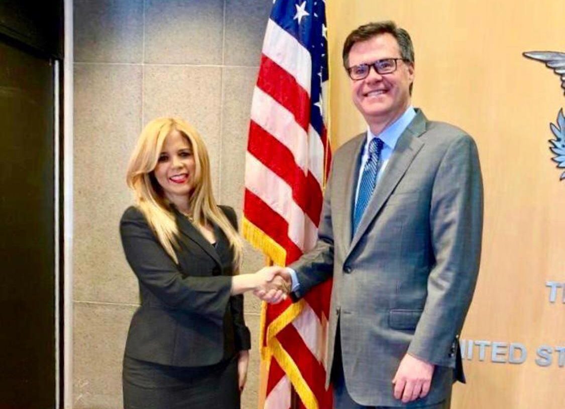 Embajadora Katrina Naut  fortalece lazos de RD en organismos multilaterales