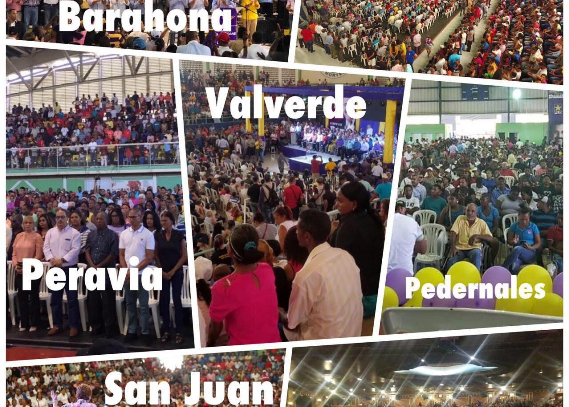 Danilismo muestra fuerza en seis provincias del país y New York