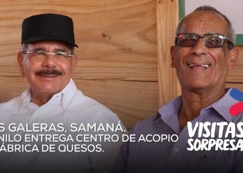 Presidente Danilo Medina entrega centro de acopio, planta y 15 salas de ordeño a la Asociación de Ganaderos de Las Galeras