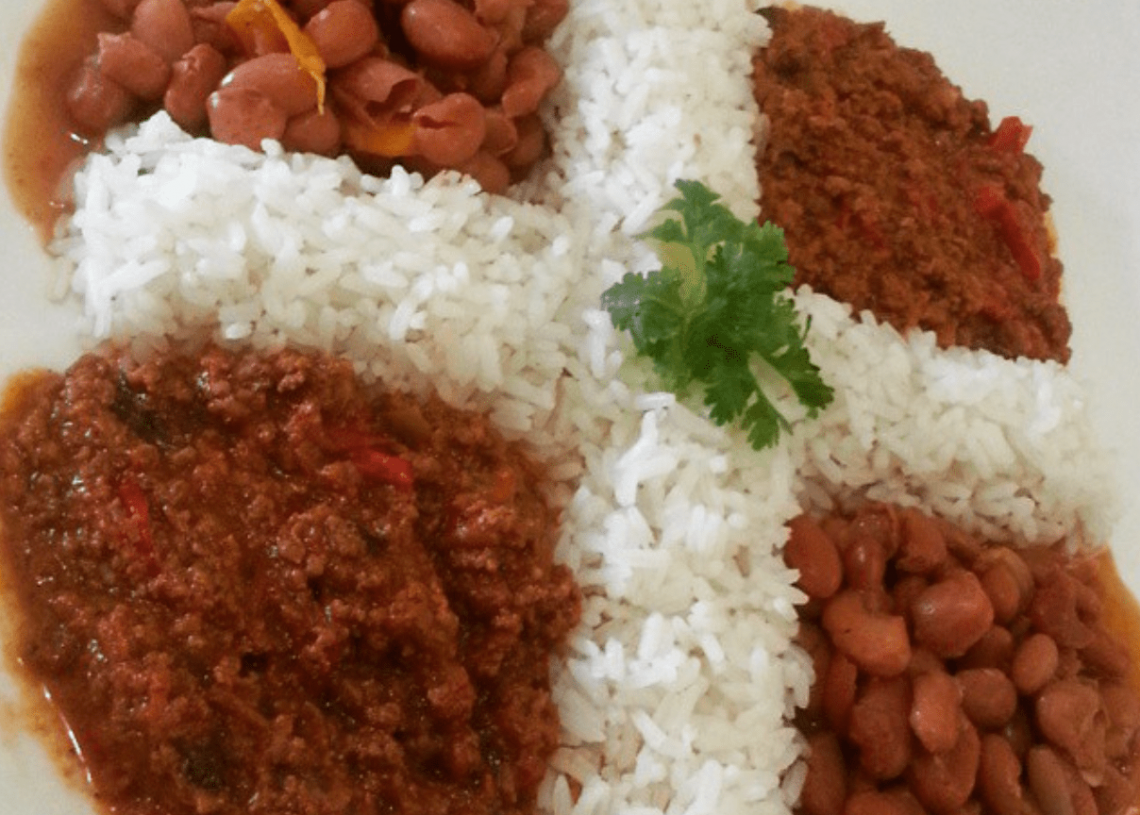 «La bandera dominicana», plato finalista en los premios Fibega 2019