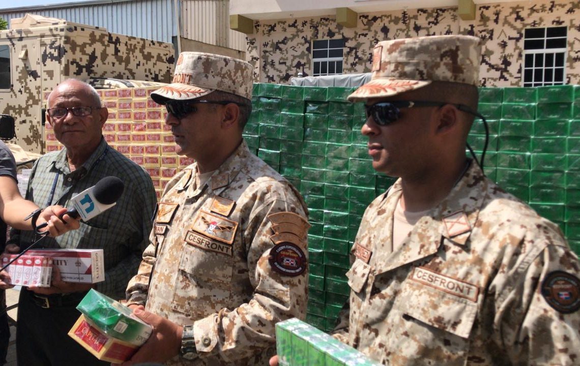 CESFRONT entrega aduanas más de un millón de cigarrillos incautados