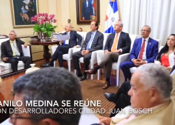 VIDEO: Presidente Danilo Medina da seguimiento a avances Ciudad Juan Bosch. Se reúne con desarrolladores