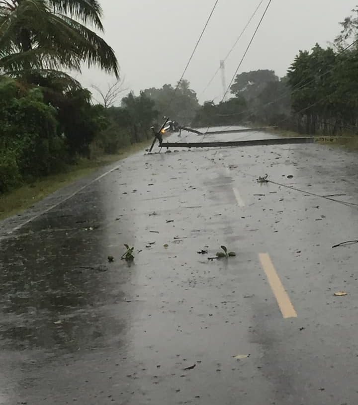 Lluvias y vientos causan daños en zonas de Dajabón