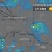 Escasas lluvias sobre el territorio nacional.. Tormenta tropical Dorian cruzando el arco de las Antillas Menores