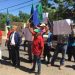 FALPO realiza protesta pacífica exigiendo varias reivindicaciones