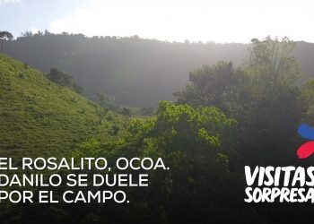 San José de Ocoa: Visita Sorpresa integra a caficultores a reforestación. Ministro Agricultura de Honduras acompaña a Danilo Medina