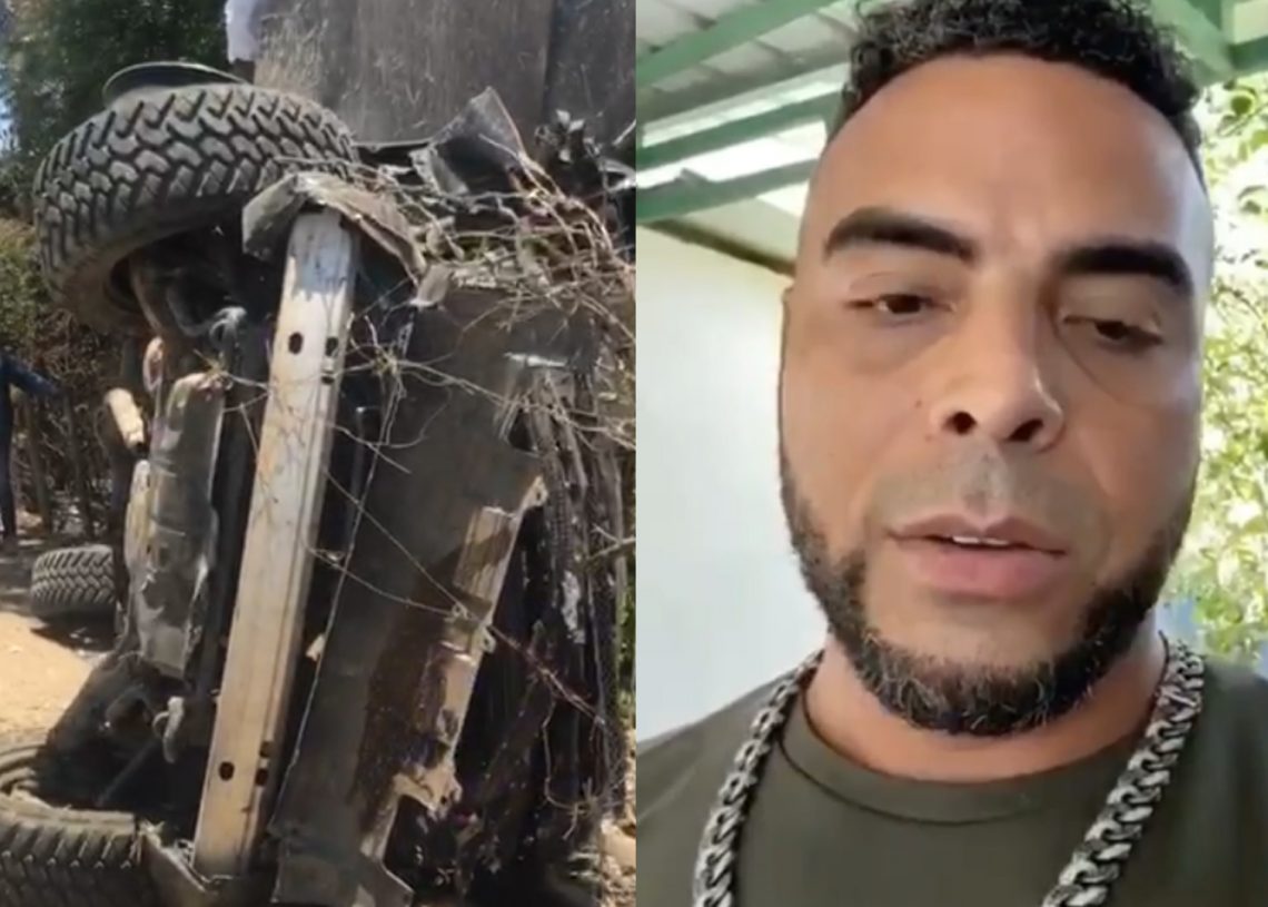 VIDEO- Nelson Cruz, explica accidente de tránsito ocurrido este sábado en uno de sus vehículos