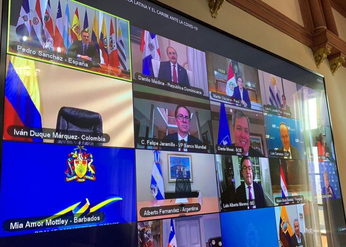 Danilo Medina participa en videoconferencia de jefes de Estado “Juntos por una respuesta para América Latina y el Caribe ante COVID-19”