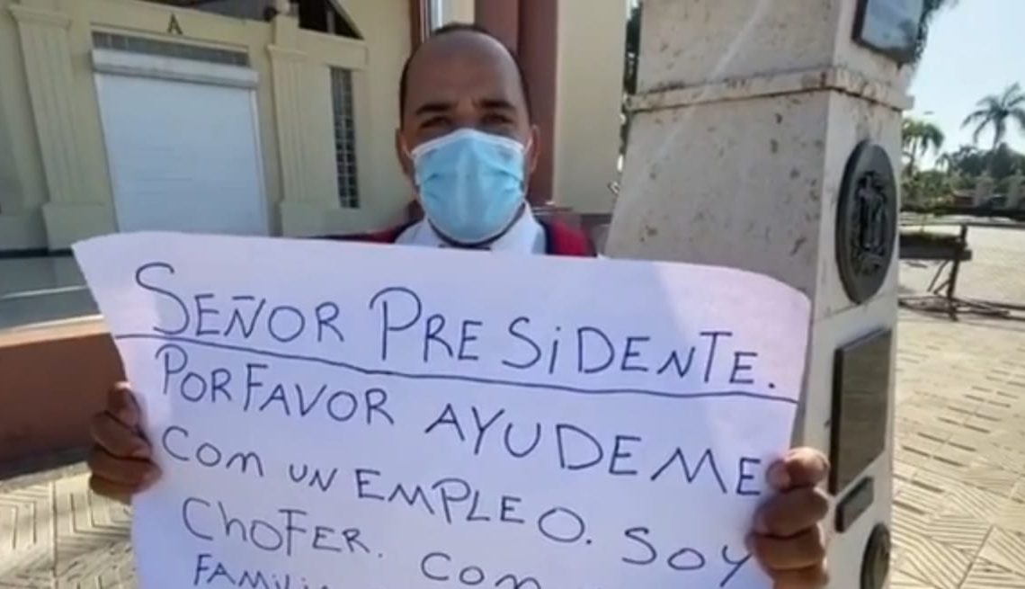 Yo lo que quiero es trabajar”, la súplica de un padre a Abinader  