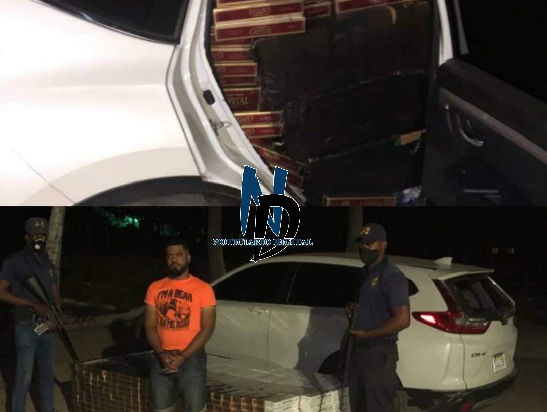 Bajo fuego detienen carga de cigarrillos en Montecristi