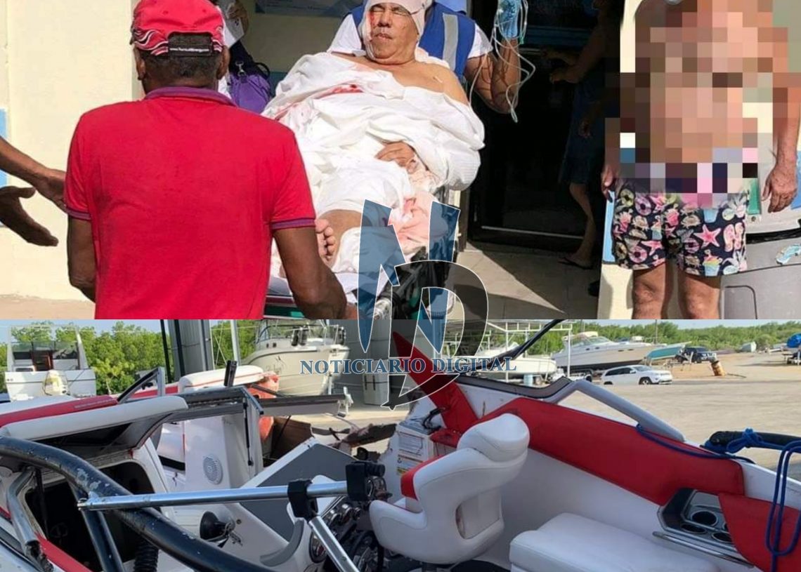 VIDEO- Este es el estado de salud de los 6 accidentando en el bote de Juanchy Sánchez, empresario y accionista de las Águilas Cibaeñas