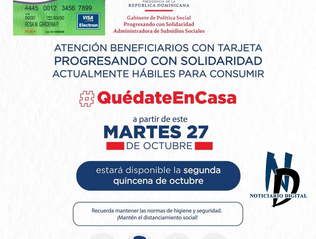 AVISO – Segunda quincena de #QuédateEnCasa mes de octubre, estará disponible Mañana 27