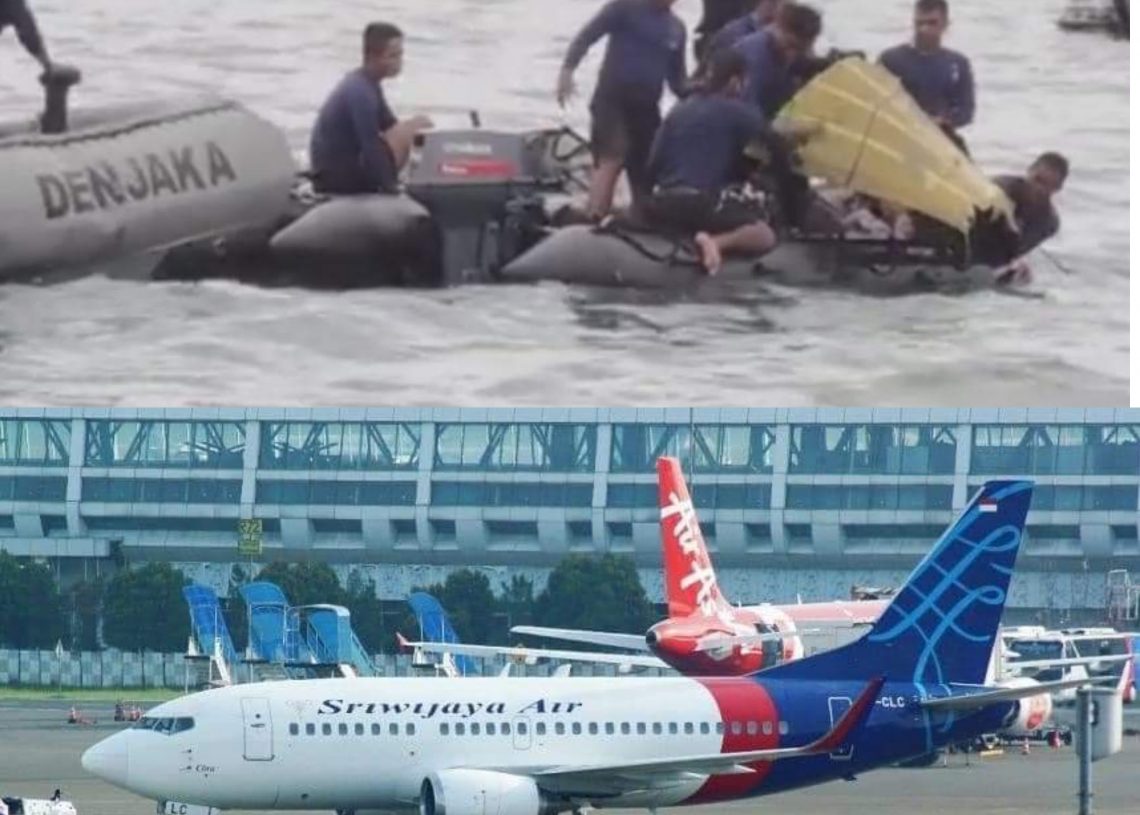Localizan las dos cajas negras del avión de Indonesia que se estrelló ayer con 62 personas