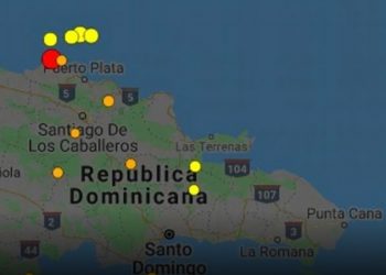 Temblor de 4,2 grados sacude a Puerto Plata y sus alrededores