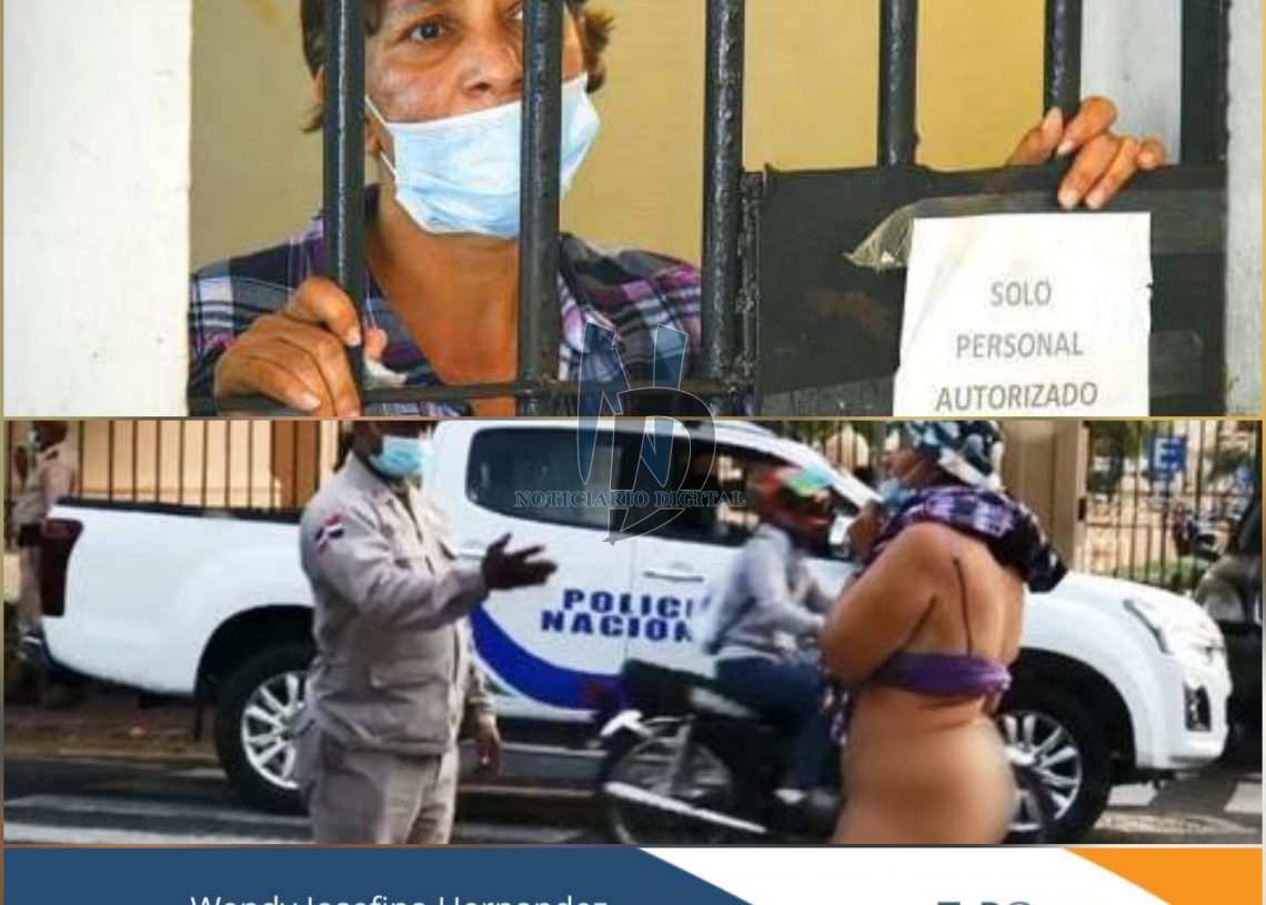 Que llevó a la señora Wendy a desnudarse frente al palacio y hoy recibe sus prestaciones