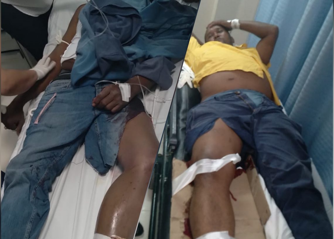 VIDEO- En Montecristi varias personas heridas con armas de fuego y blanca al originarse pleitos, Familiares dicen hay un Policía involucrado