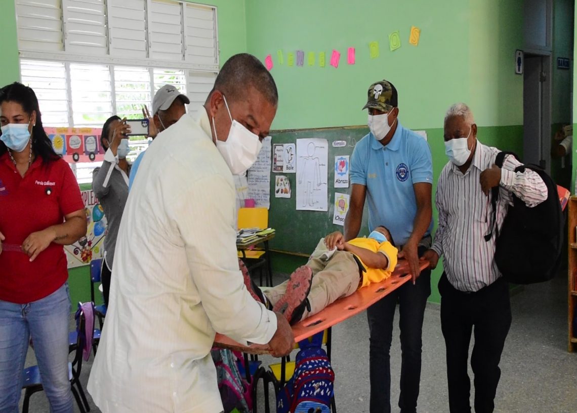 VIDEO – 22 escuelas de la regional 13 realizaron simulacro de evaluación como respuesta a eventos de desastres