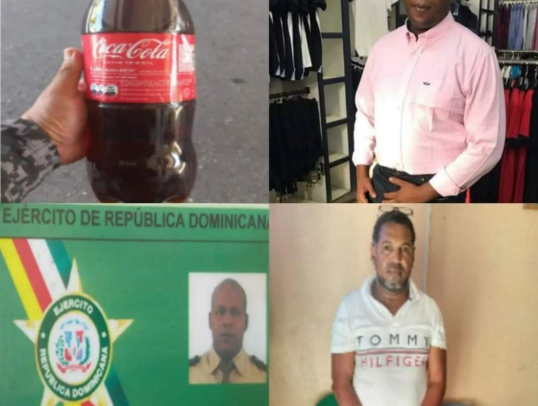 Asimilado del E.R.D. Es Apresado Momento que Introducía Un Litro De «Romo» En El Interior De Una Botella Plástica De Coca-Cola en Barahona