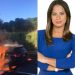 Periodista Addis Burgos y su familia a salvo luego de que vehículo se incendiara