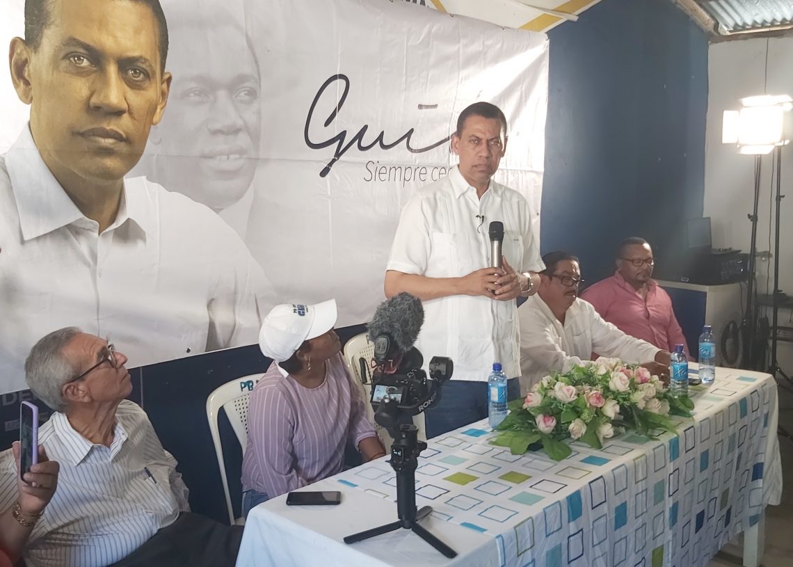Montecristi: Guido Gómez arremete contra funcionarios del Gobierno y dirigentes nacionales del PRM