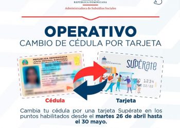 En este mes de abril verifica que día  te toca pasar por tu tarjeta de Supérate