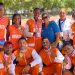 ¡MUY BUEN DESEMPEÑO! La regional 13 y su director Franklin Núñez celebran triunfo de atletas