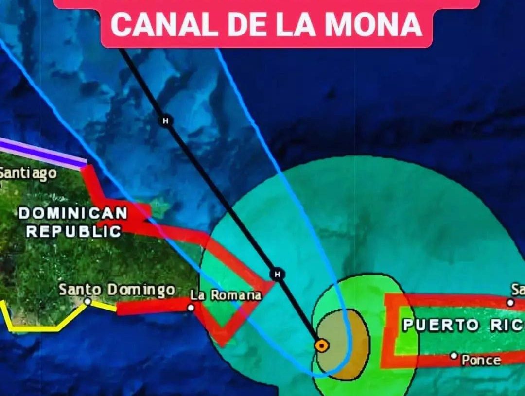 Huracán Fiona se desplaza por el canal de la Mona en RD – Mira los detalles