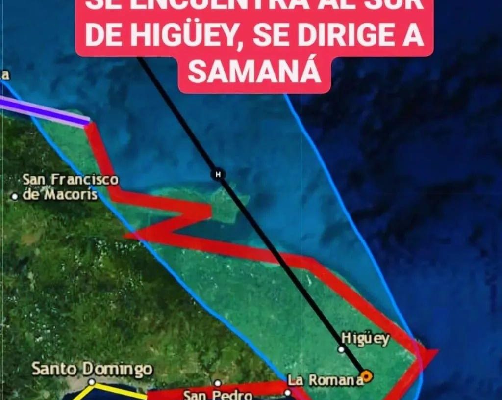 “ACTUALIDAD” El ojo de Fiona se encuentra próximo a Higüey – Mira los detalles y cuales provincias afecta
