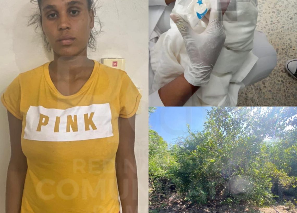 Policía apresa mujer abandonó su hijo recién nacido en unos solares en el Municipio Galván