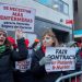 Continúa por segundo día huelga de enfermeras en dos hospitales de Nueva York