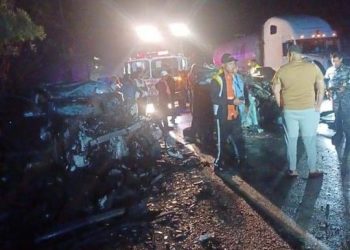 Mueren 5 personas en aparatoso accidente de tránsito en la Autopista Duarte: entre estos 3 niños