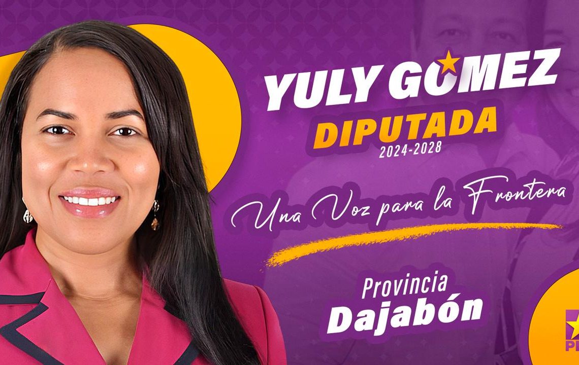 Yuly Gómez, anuncia sus aspiraciones a diputada por Dajabón