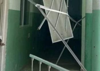 Pánico; Se desploma Parte del techo del Hospital Matías Ramón Mella de Dajabón