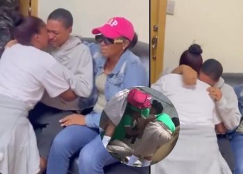 Video l Madre de »Manguito» rompe en llanto durante entregarlo a la policía por cortarle la mano a otro