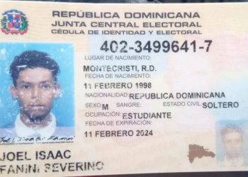 Identifican joven muerto a tiros con arma de fuego la tarde de este sábado en Montecristi