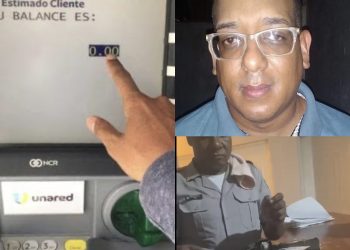 Aprensan estafadores en cajero bancario de Villa Vásquez