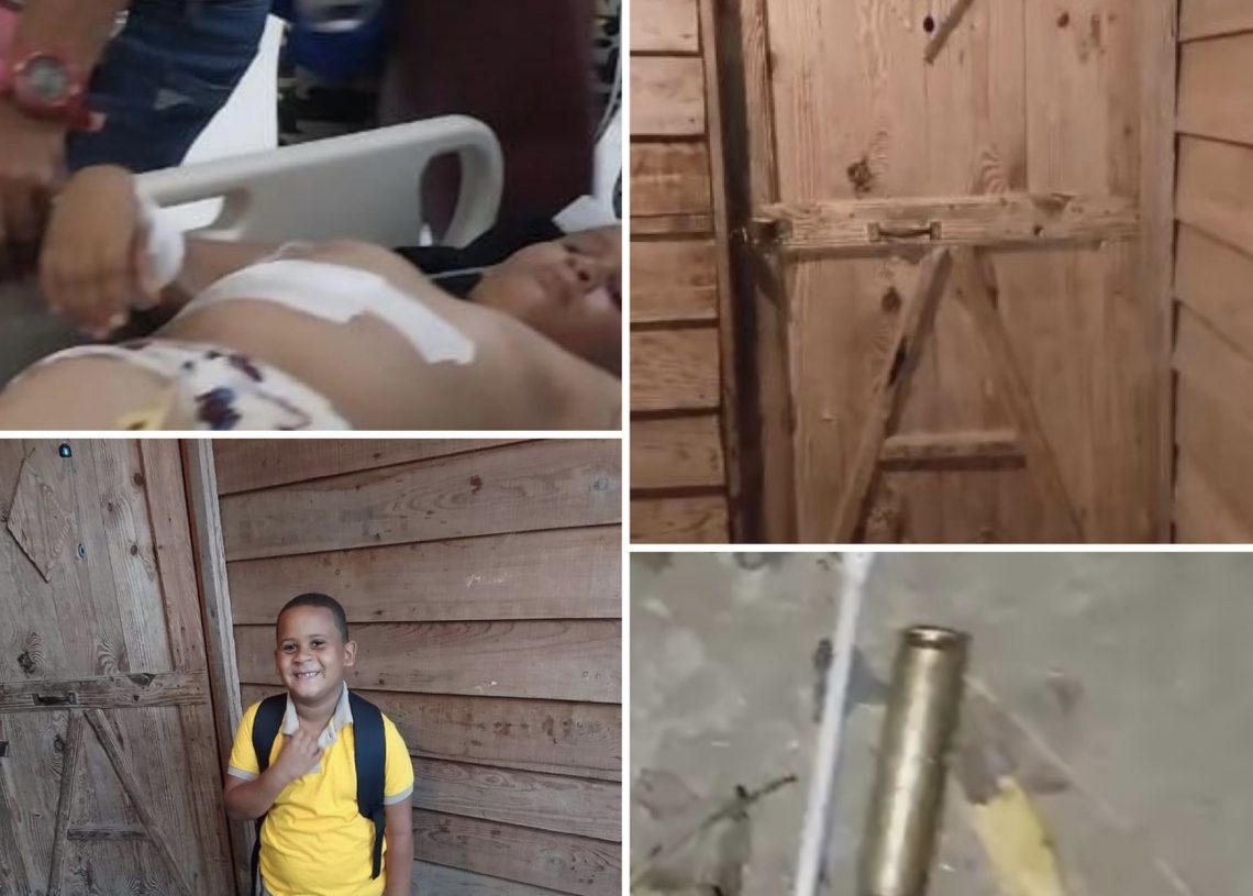 Niño resulta herido de bala por presunto enfrentamiento de dos banda de narcos en Montecristi