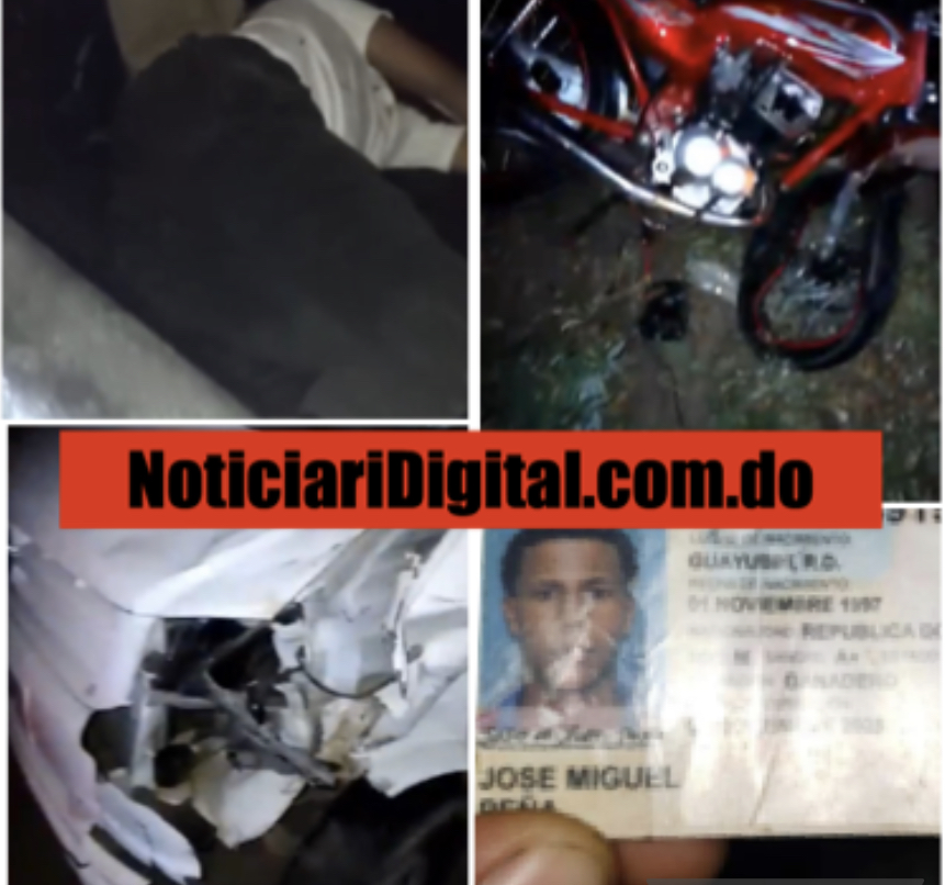 Accidente de tránsito deja una víctima en Montecristi