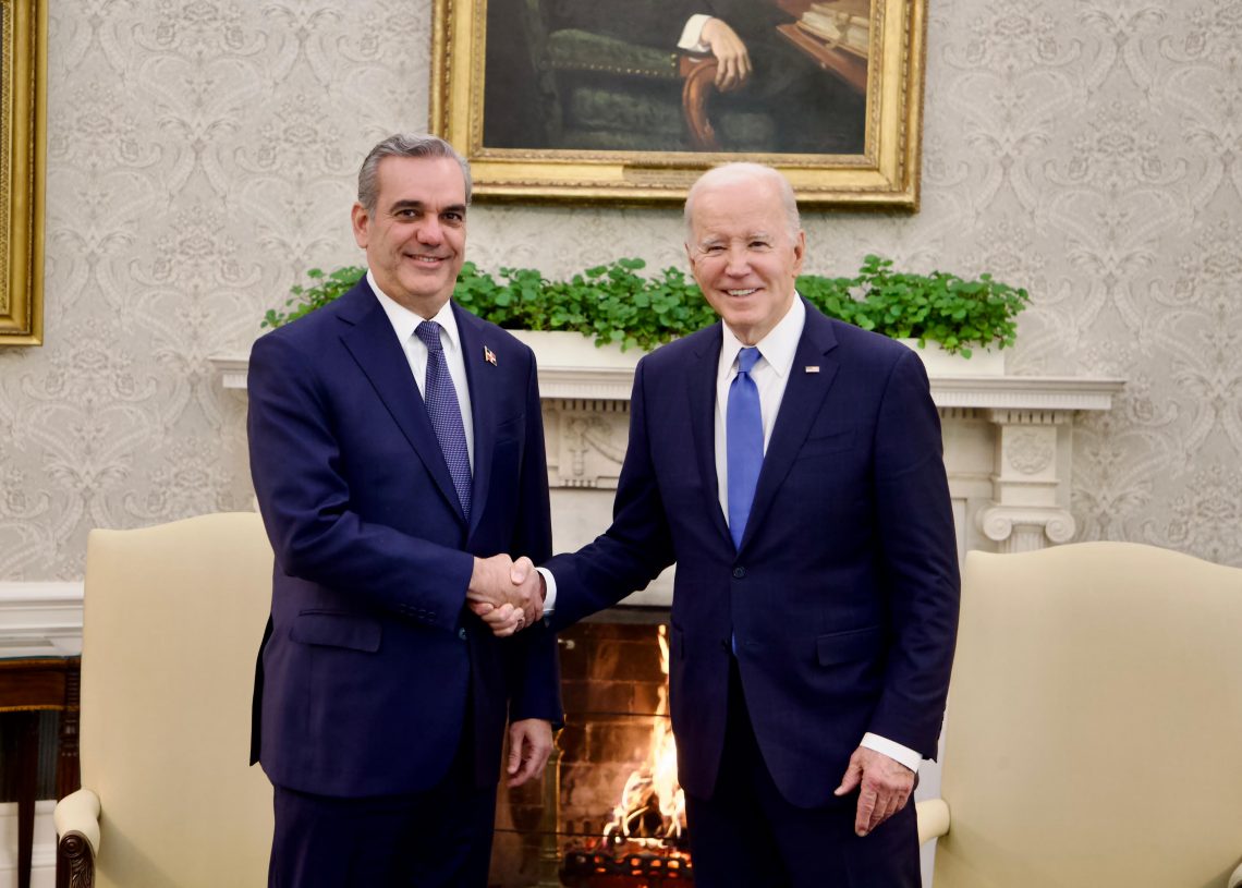 Inicia reunión de los presidentes Joe Biden y Luis Abinader