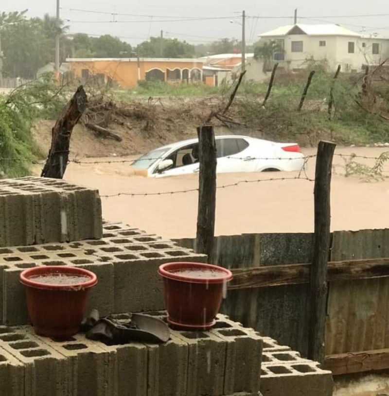 Lluvias causan estragos en la provincia Monte Cristi