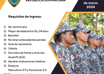 ¡ATENCIÓN! INTERESADOS E INTERESADAS EN SER MIEMBROS DE LA POLICÍA NACIONAL MAÑANA VENDRÁ A MONTECRISTI UNA COMISIÓN EVALUADORA