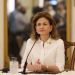 Vicepresidenta Raquel Peña aterriza en Aeropuerto El Catey por prevención de mal tiempo