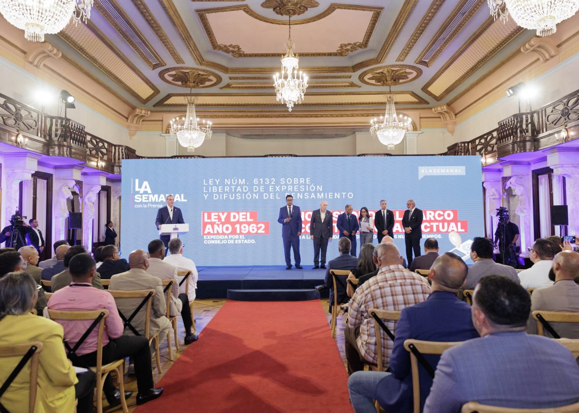 Presidente Abinader presenta anteproyecto de Ley de Libertad de Expresión, Medios Audiovisuales y Plataformas Digitales