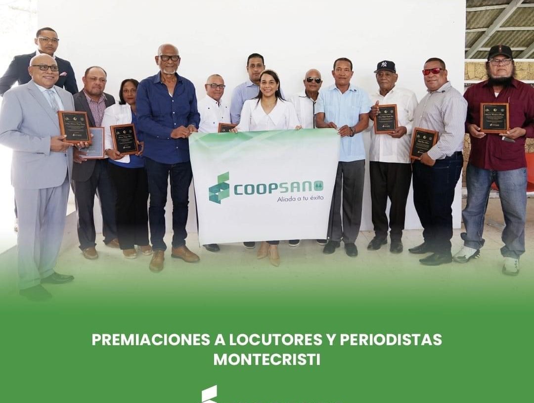 En Montecristi: el SNTP , CDP y el CLD entregan placas de reconocimiento a comunicadores de Montecristi COOPSANO patrocinó la actividad