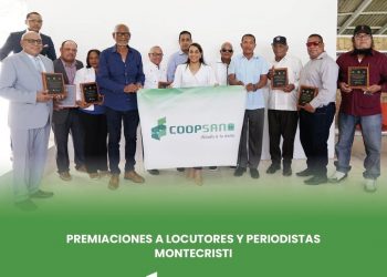 En Montecristi: el SNTP , CDP y el CLD entregan placas de reconocimiento a comunicadores de Montecristi COOPSANO patrocinó la actividad