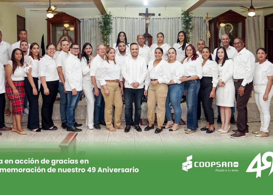 COOPSANO celebró misa de acción de gracias conmemorando su 49 aniversario