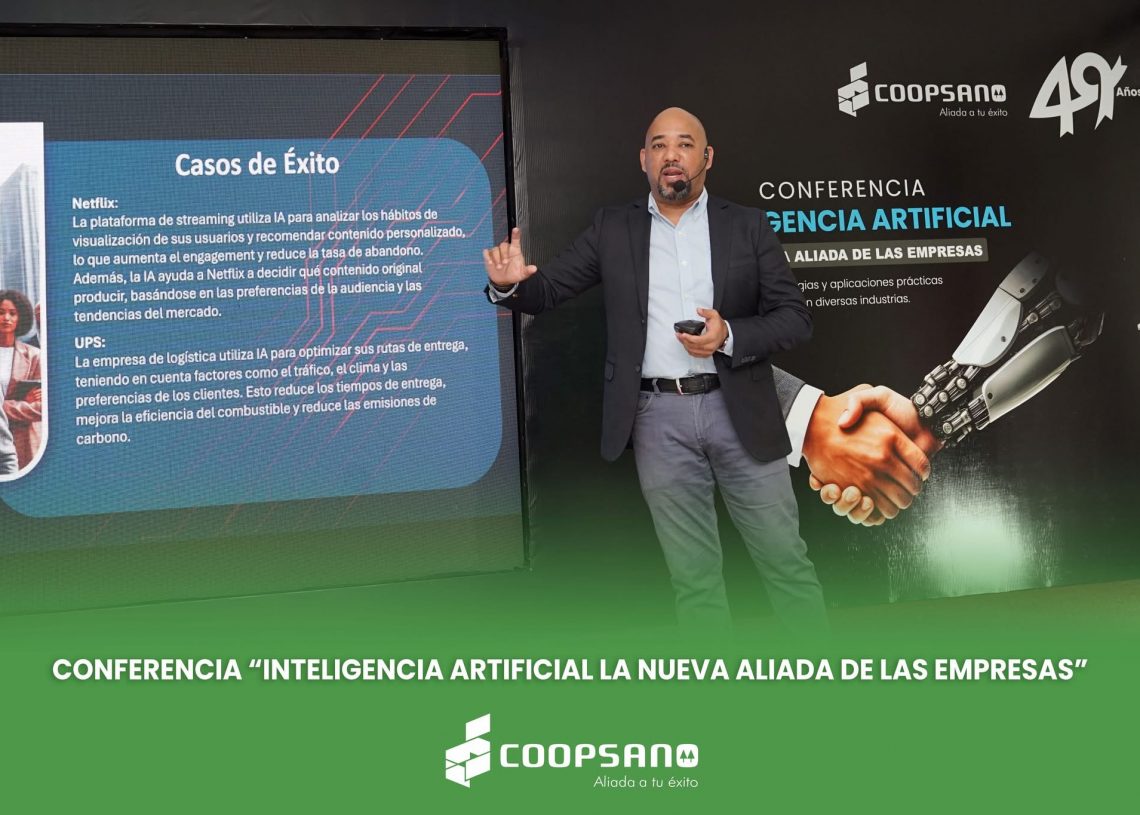 COOPSANO EN EL MARCO DE SU 49 ANIVERSARIO REALIZÓ MAGISTRAL CONFERENCIA “INTELIGENCIA ARTIFICIAL LA NUEVA ALIADA DE LAS EMPRESAS”